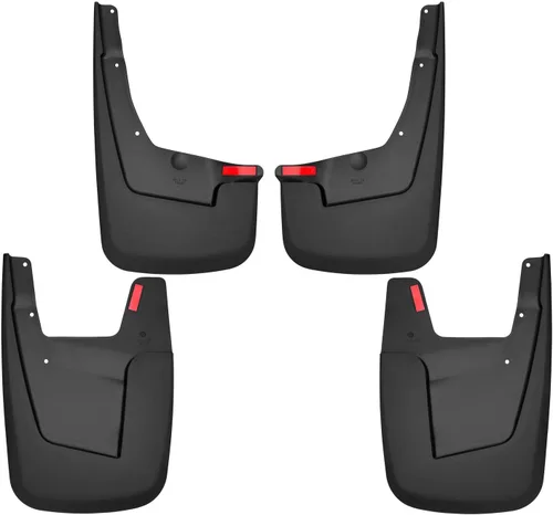 Vista 10 de Husky Liners guardabarros personalizados Se ajusta a Ram 1500 2019-2026 (nuevo estilo de carrocería) con luces de emergencia OEM Juego frontal