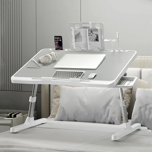 Vista 8 de SIDIANBAN Escritorio para computadora portátil para cama, mesa de cama Negro