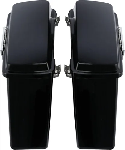 Vista 3 de Alforjas rígidas mate TCMT para maletero de silla de montar para Harley Touring Road King Street Glide Ultra Classic FLHT FLHR FLHX 1994-2013