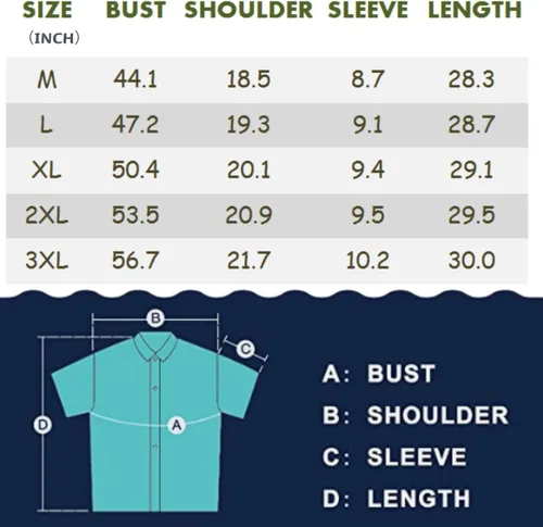 Vista 5 de SKAYS Camisas hawaianas para hombre, camisas casuales de verano con botones, trajes de playa tropicales de manga corta, camisetas de verano