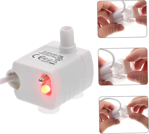 Vista 8 de Bomba dispensadora de agua Accesorios de buceo Dc Bomba de agua sumergible Fuente para mascotas Beber Perro Gato Mini