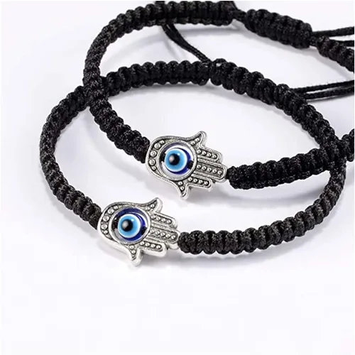 Vista 4 de Bracelet for Women with Hand charm lucky protection bracelet for Mother Daughter Friends Girl friends Baby bracelet gift set
