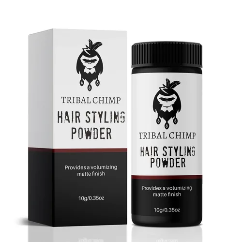 Vista 10 de Tribal Chimp Polvo para peinar el cabello, voluminizador de cabello invisible durante todo el día y polvo de textura para hombres y mujeres, polvo