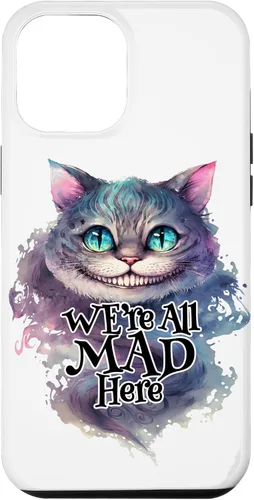Vista 26 de Cheshire cat We're All MAD Here Alicia in Wonderland - Carcasa para iPhone 17