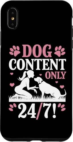 Vista 11 de Dog Content Only 24 7 Dog Mom Puppy Lover Hearts Case for iPhone 17