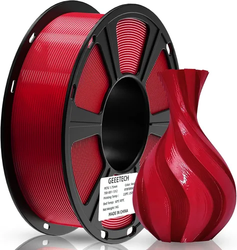 Vista 59 de Geeetech - Filamento PLA de 0.07 pulgadas, filamento de seda de bicolor, consumo dicromático de coextrusión brillante, 2.2 libras, 1 carrete