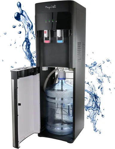 Vista 11 de MegaChef Dispensador de agua caliente/fría (acero inoxidable, 5 galones)