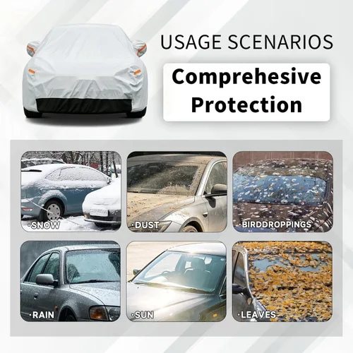 Vista 14 de GUNHYI - Funda para automóvil SUV de 7 capas, ajuste personalizado para BMW X1 (2010-2025), impermeable para todo tipo de clima, resistente