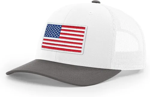 Vista 197 de Joe's USA Richardson 112 - Gorras de camionero con parche gráfico personalizado - Gorras estructuradas de cinco y seis paneles Richardson Premium