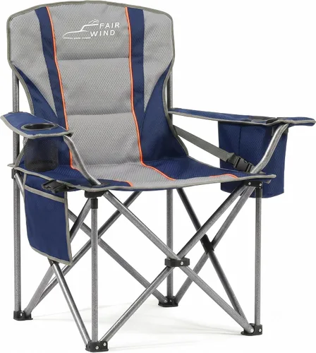 Vista 10 de FAIR WIND Juego de 2 sillas de camping totalmente acolchadas de gran tamaño, juego de sillas de césped resistentes con soporte lumbar ajustable