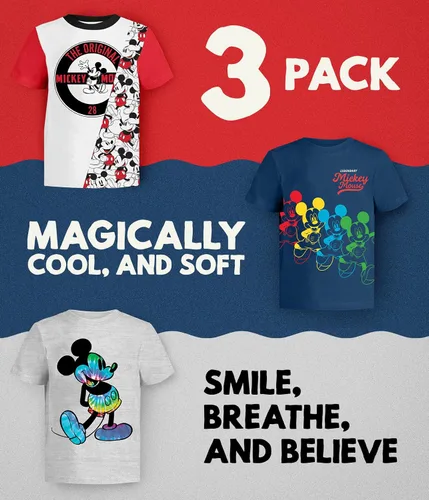 Vista 7 de Disney Camiseta de Mickey Mouse para niños (ropa para niñas y niños) Fantasia Camiseta 2T, 3T, 4T, 5T, 6 niños pequeños y más