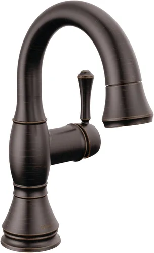 Vista 9 de Delta Faucet Cassidy Grifo de Baño Extraíble, Grifo de Baño Extraíble, Grifo de Baño Dorado de Un Solo Orificio con Extraíble, Grifo de Lavabo