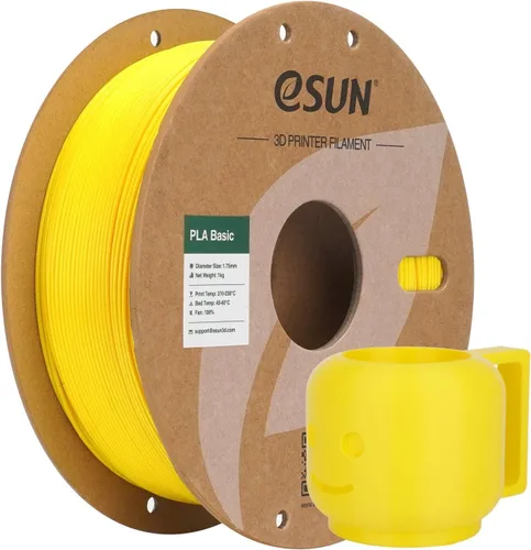 Vista 21 de eSUN Filamento PLA Basic de 0.07 in, naranja, carrete de 2.2 libras 1.anaranjado