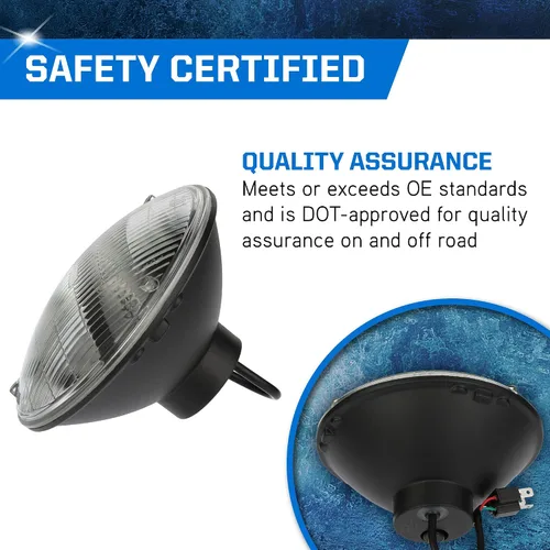 Vista 3 de PEAK Faro LED H6024 de haz sellado 6000K - Paquete de 1