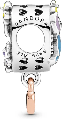 Vista 3 de Pandora Disney Ohana - Abalorio inspirado en Lilo Stitch Plata esterlina circonita