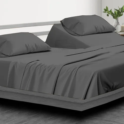 Vista 10 de Cottington Lane Juego de sábanas de 4 piezas tamaño individual, ropa de cama de microfibra ultra suave con bolsillo profundo de 16 pulgadas