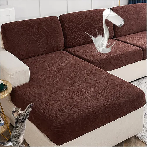 Vista 12 de Fundas de cojín para asiento de sofá, impermeables, de alta elasticidad, universal, elástica, fundas de cojín de repuesto para cojines individuales