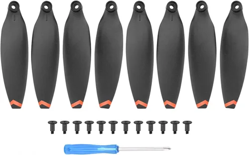 Vista 7 de SeiZed Propeller for FIMI X8 MINI Drone Replacement Low Noise Props Spare Parts Light Weight Prop Folding Blade Wing Accessory (Color : Golden Edge)