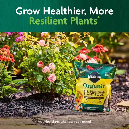 Vista 3 de Miracle-Gro Alimento orgánico para plantas multiusos, 3 libras.
