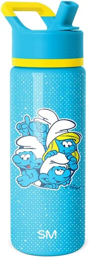 Vista 40 de Simple Modern DC Comics Batman - Botella de agua para niños con tapa con pajilla, vaso aislado de acero inoxidable de 14 onzas para niños, vaso a