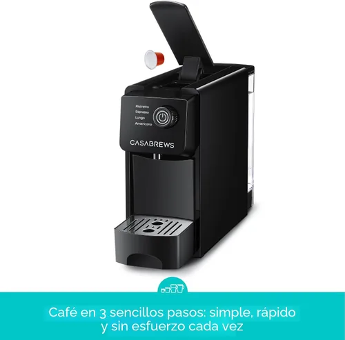 Vista 5 de CASABREWS CM7036E 20Bar Espresso Machine para cápsulas originales Nespresso