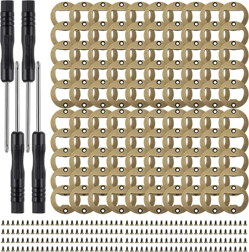 Vista 12 de Juego de 50 abridores de botellas DIY - Insertos de abridor de metal de acero inoxidable para madera (negro)