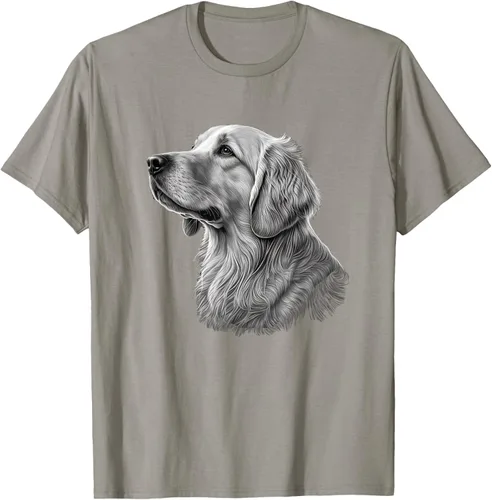 Vista 26 de Camiseta divertida Golden Retriever, Negro