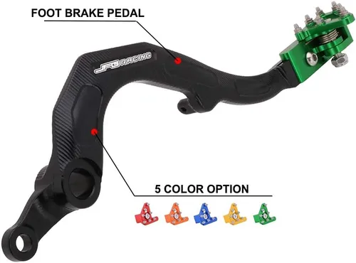 Vista 2 de Palanca de pedal de freno trasero para motocicleta AnXin para KX450F 2006-2018 KX450 2019-2024 KLX450R 2008-2019 moto de cross - Verde