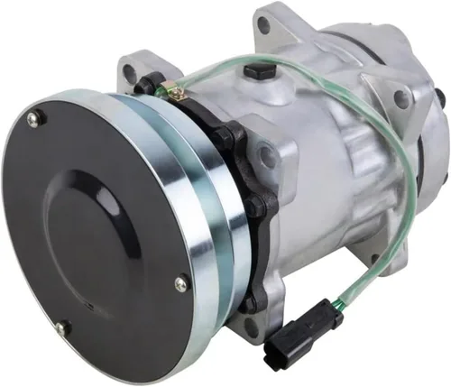 Vista 2 de 3E-1906 3E1906 Compresor de aire acondicionado 24V para Caterpillar CAT 312B 318B 320B 322B 325B 330B M320 M318 Excavadora D25D D30D D250E D300E