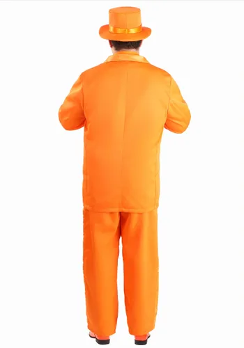 Vista 2 de Disfraz de Esmoquin Naranja para Hombre Talla Plus Multicolor