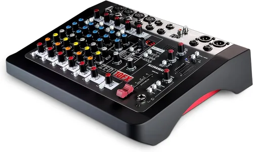 Vista 2 de Allen & Heath ZEDi-10FX - Mezclador de audio híbrido compacto/interfaz USB 4x4 con 61 efectos de calidad de estudio (AH-ZEDi-10FX), Negro