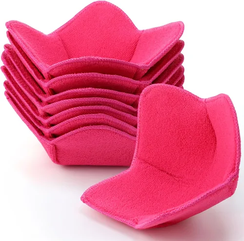 Vista 13 de Patelai Juego de 8 recipientes para microondas acogedores para comida caliente, de 7.5 pulgadas, aptos para microondas, multiusos, a prueba