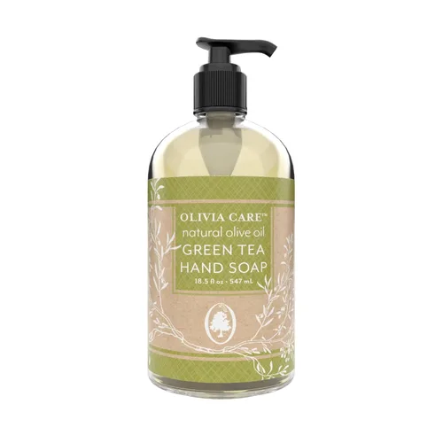 Vista 2 de Olivia Care Jabón líquido para manos, paquete de 4 Infundido con aceite de oliva - 1 de cada uno
