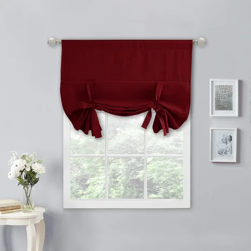 Vista 97 de NICETOWN Cortina Opaca con Aislamiento Térmico – Persiana Enrollable para Ventana de Bebé para Dormitorio/Acción de Gracias
