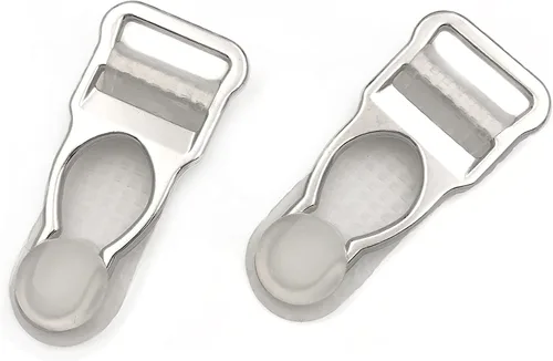 Vista 7 de VEVESI 1/2" liguero clips ligas extremo hebilla para hacer piezas de ropa DIY/accesorios de reemplazo, Bronce antiguo