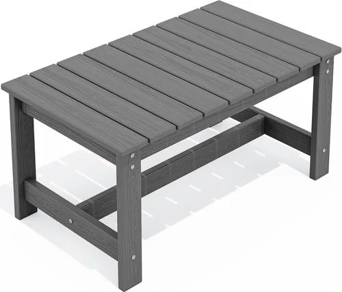 Vista 14 de SERWALL Mesa de centro para exteriores con agujero para sombrilla de 1.69 pulgadas, mesa de centro de polietileno de alta densidad para patio, Verde