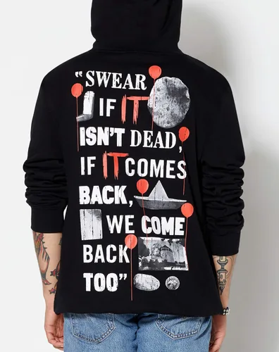 Vista 2 de Spencer Gifts Pennywise Sudadera con capucha Licencia
