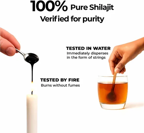 Vista 8 de Zandu Cápsulas Shilajit (60 cápsulas) infundidas con bondad de extractos naturales de Shilajit para mejorar la energía y la fuerza en los hombres