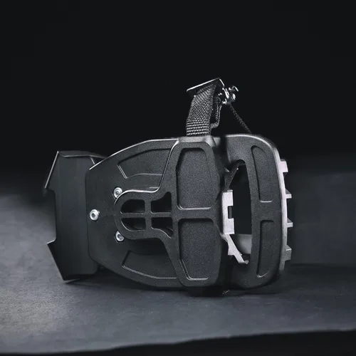 Vista 9 de Venzo Clips para dedos de bicicleta para bicicleta, adaptadores de pedal de bicicleta de ejercicio para interiores, compatible con pedal