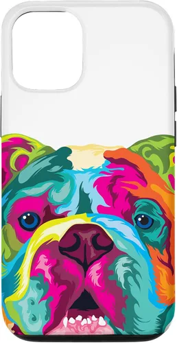 Vista 16 de Pop Art English Bulldog Dog Lover Bulldog Case for iPhone 17