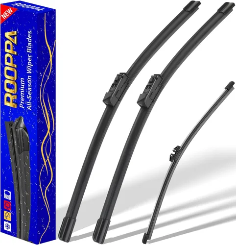 Vista 16 de 3 limpiaparabrisas de repuesto para Mini Cooper 2006-2011, cuchillas limpiaparabrisas de repuesto de equipo original - 19"/18"/10" pulgadas