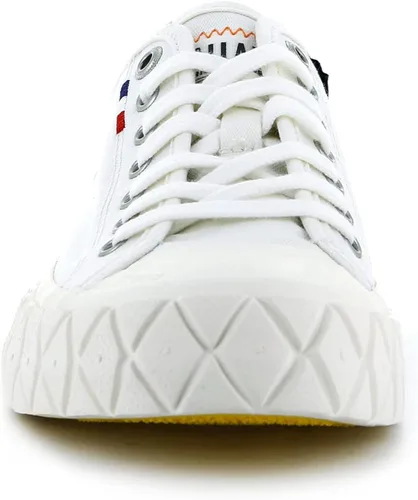 Vista 3 de PALLADIUM Zapatillas bajas para hombre, blanco estrella