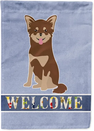 Vista 80 de Caroline's Treasures CK3645GF Bandera de bienvenida de bulldog inglés para jardín, bandera decorativa para patio exterior, obras de arte de patio