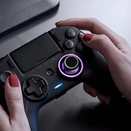 Vista 7 de Joystick - Tapa protectora de silicona para PS5, PS4, Xbox 360, PS3 (8 pares de colores mixtos)