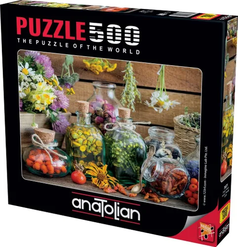 Vista 5 de Anatolian Puzzle - Tocador de gatos, rompecabezas de 260 piezas, #3344