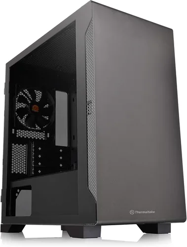 Vista 15 de Thermaltake S100 Carcasa para computadora de cristal templado Snow Edition Micro-ATX mini-Tower con ventilador trasero de 120mm preinstalado Nieve