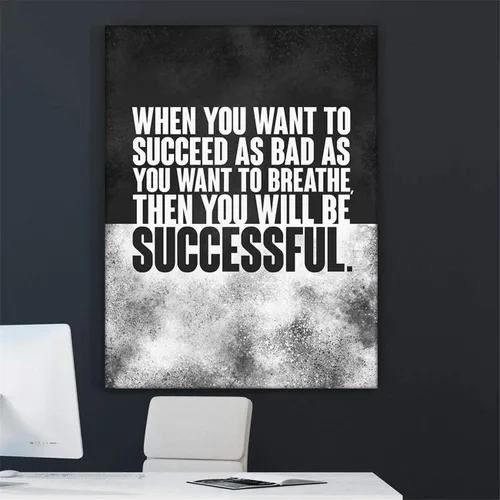 Vista 12 de NATVVA Lienzo con cita motivacional de How To Make 1,000,000 de dólares, arte de pared, póster de dinero, impresiones de pintura, pintura, obras