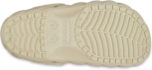 Vista 4 de Crocs Zuecos Unisex para Adultos Classic Lined Overpuff y Geometric Fuzzy