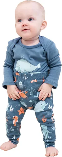 Vista 2 de V.&GRIN Ropa de bebé niño, conjunto de pantalones de manga larga de algodón para recién nacido de 0 a 24 meses