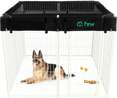 Vista 29 de FXW Homeplus Unleashed Corralito para Perros de Interior - Juego Sin Estrés y Seguro, Resistente de 24 Pulgadas 2 Paneles Corralito para Cachorros